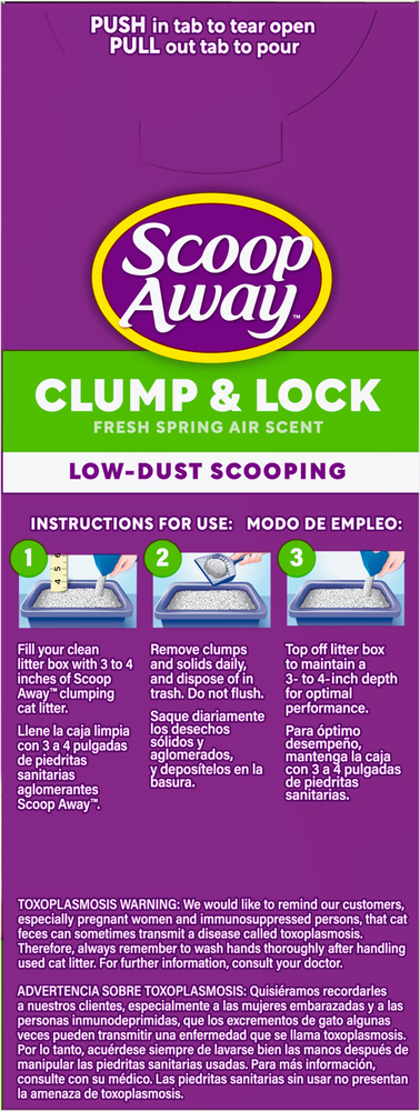 Scoop Away Clumping Cat Litter, Fresh Spring Air Scent, Clump & Lock