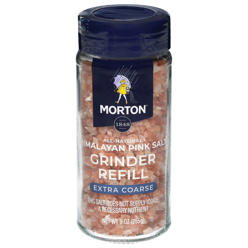 Morton All-Natural Grinder Refill Extra Coarse Himalayan Pink Salt