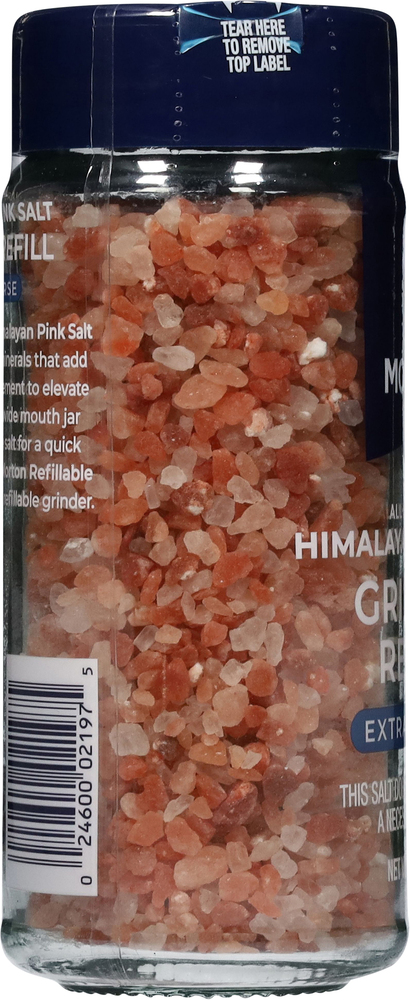 Morton All-Natural Grinder Refill Extra Coarse Himalayan Pink Salt