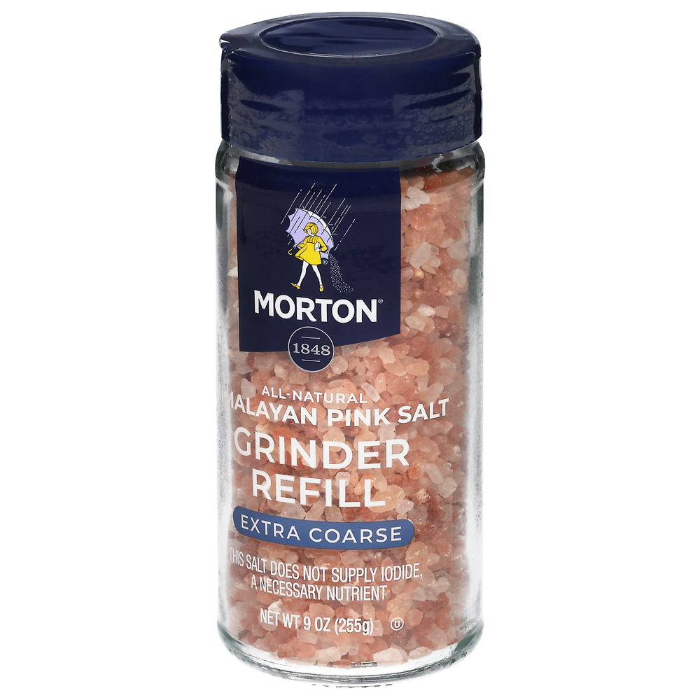 Morton All-Natural Grinder Refill Extra Coarse Himalayan Pink Salt