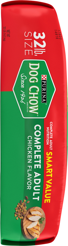 Dog Chow Dog Chow Dog Food, Chicken Flavor, Complete Adult, Smart