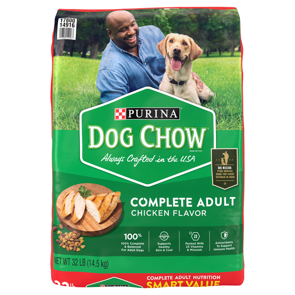 Dog Chow Dog Chow Dog Food, Chicken Flavor, Complete Adult, Smart