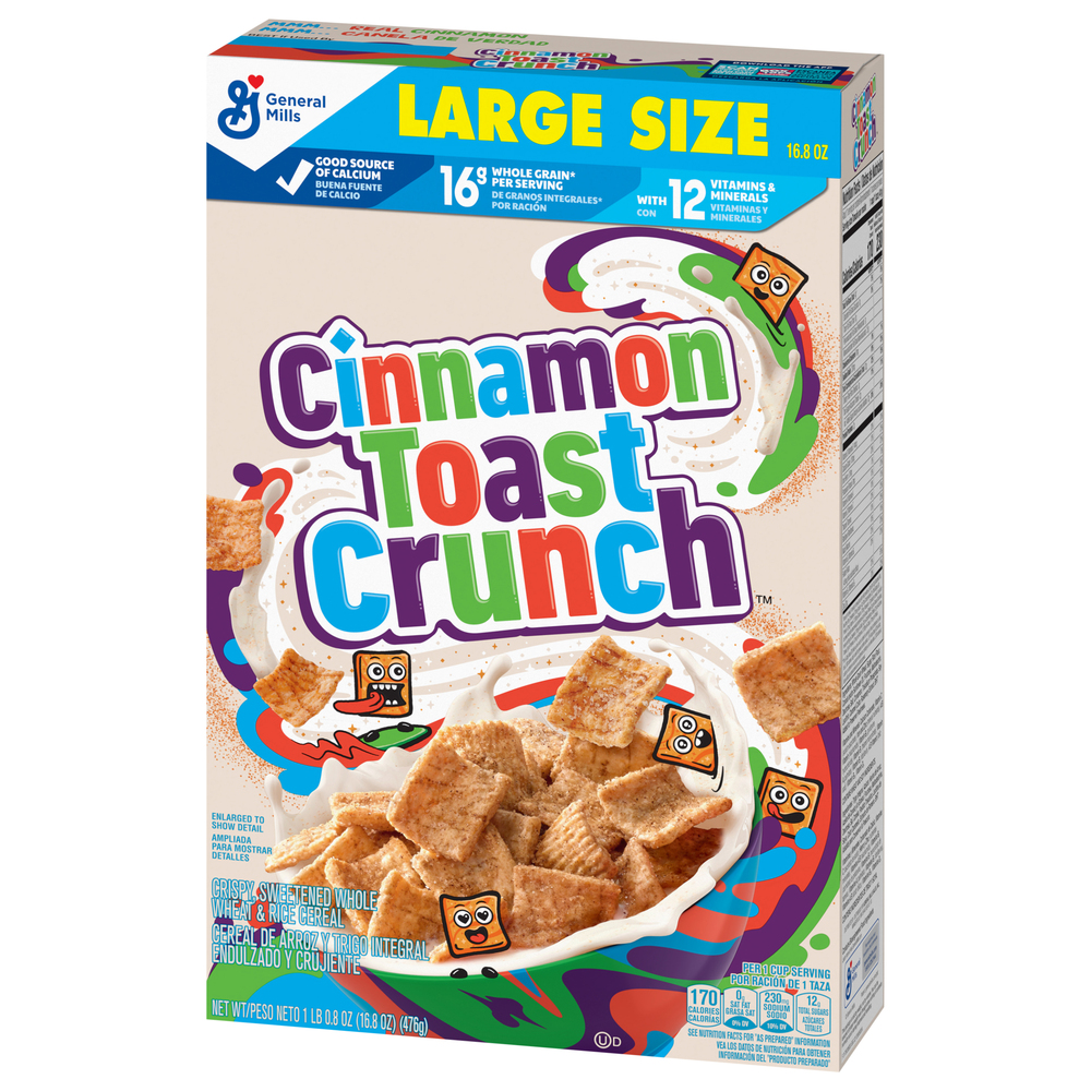 Cinnamon Toast Crunch Cinnamon Cereal Large Size