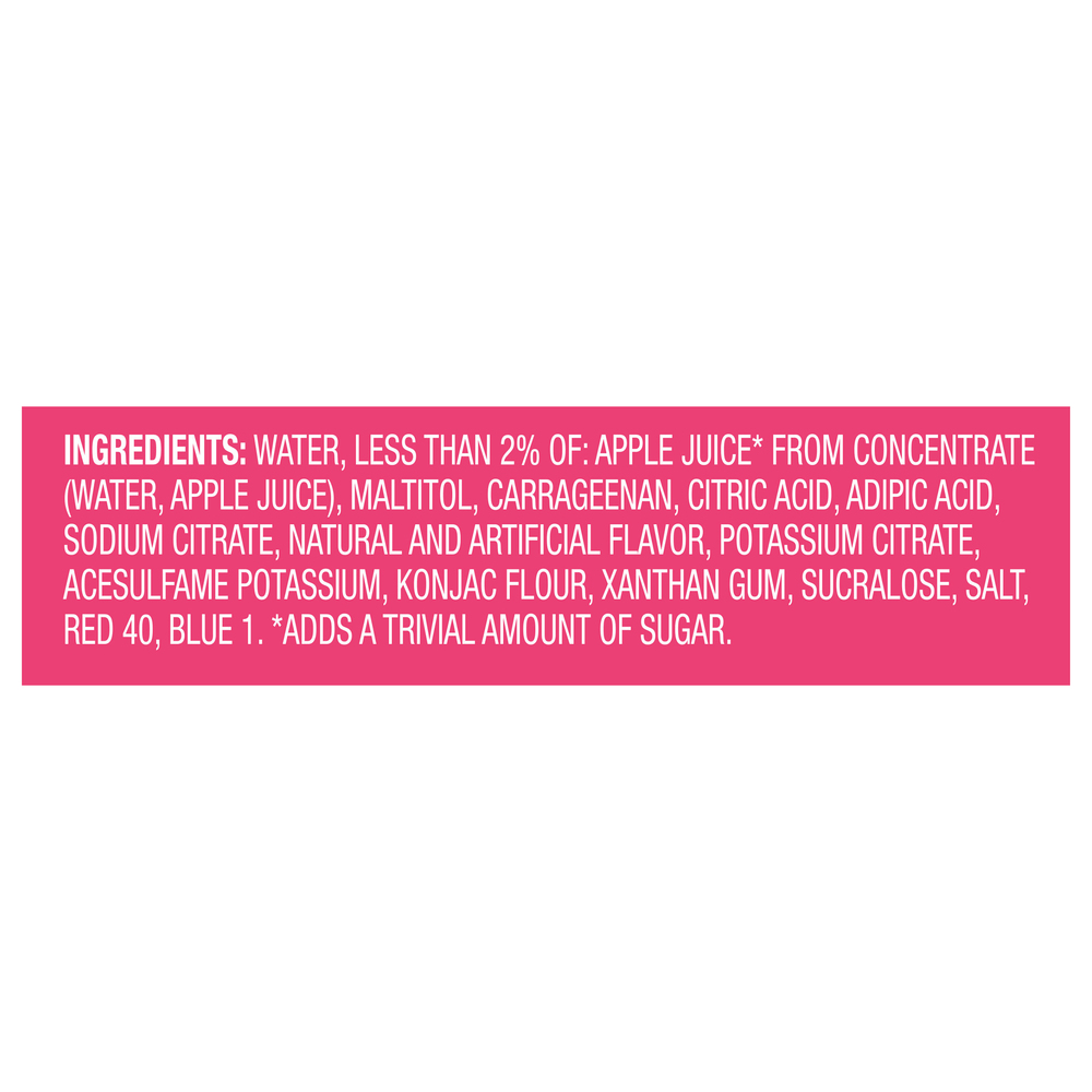 Snack Pack Zero Sugar Low Calorie Cherry Juicy Gels