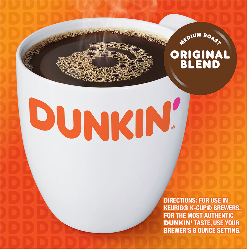 Dunkin' Coffee, Medium Roast, Original Blend, K-Cup Pods