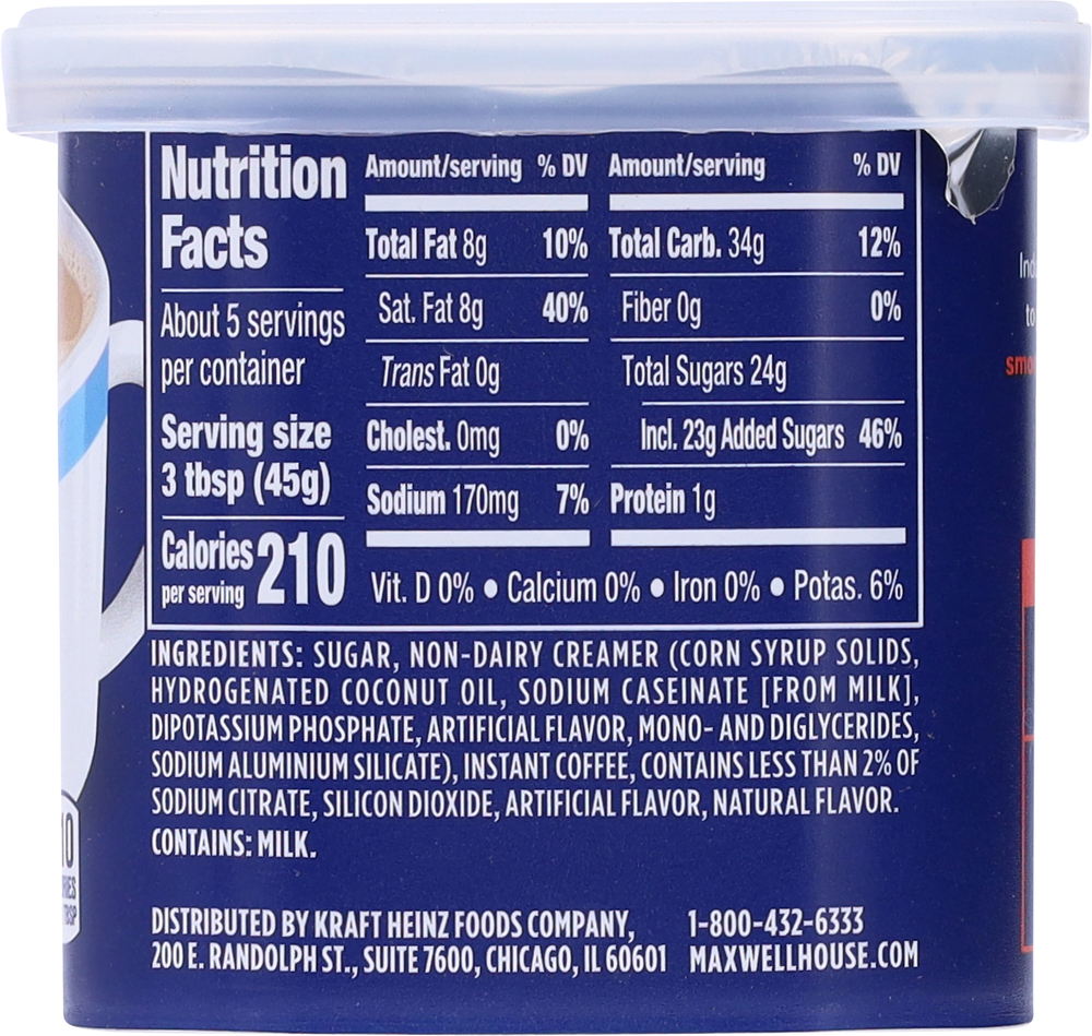 Maxwell House Instant Cafe-Style French Vanilla Cafe Beverage Mix