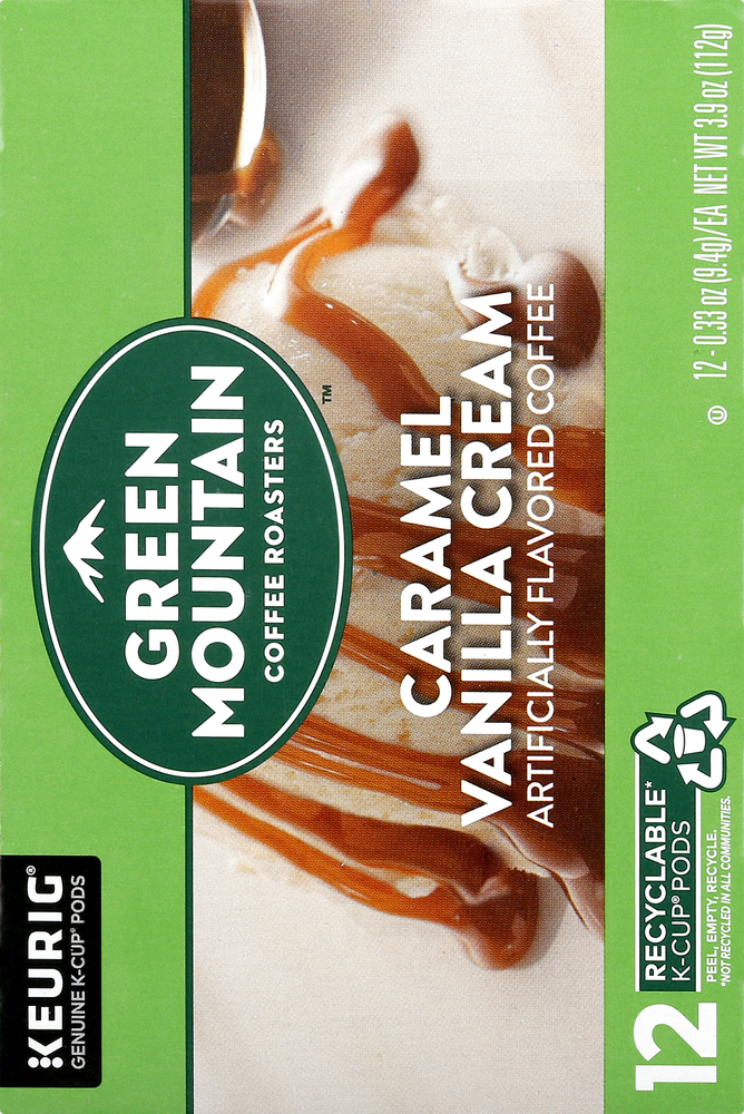 Green Mountain Coffee, Caramel Vanilla Cream, K-Cup Pods