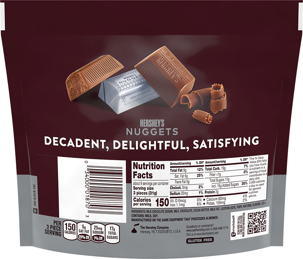 Hershey's Nuggets Milk Chocolate, Share Pack