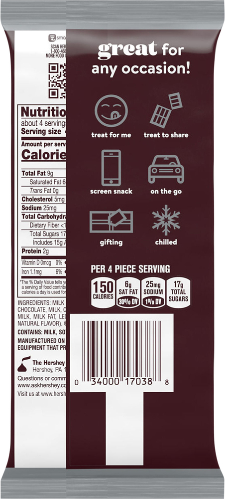 Hershey's Milk Chocolate, XL