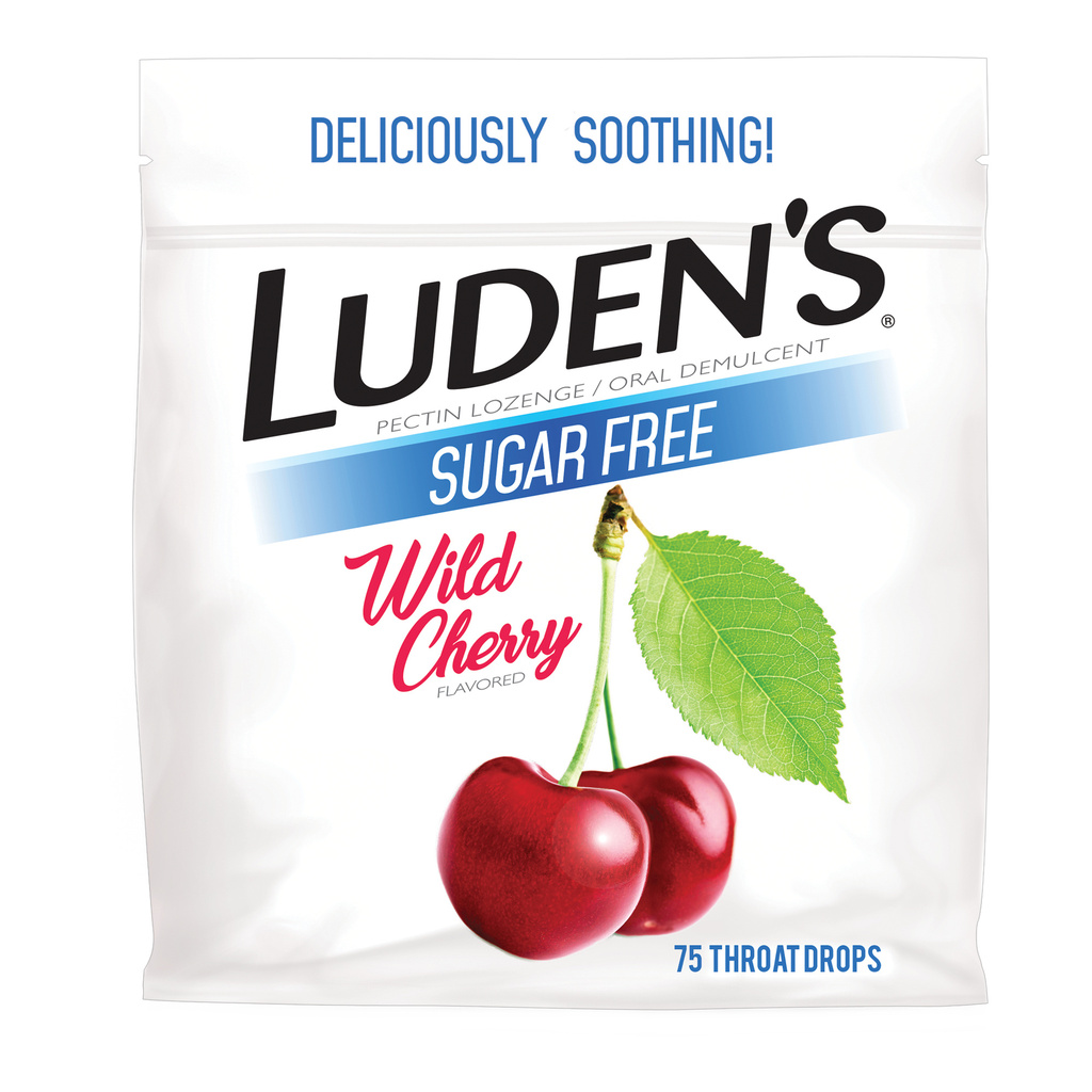 Luden's Throat Drops, Sugar Free, Wild Cherry