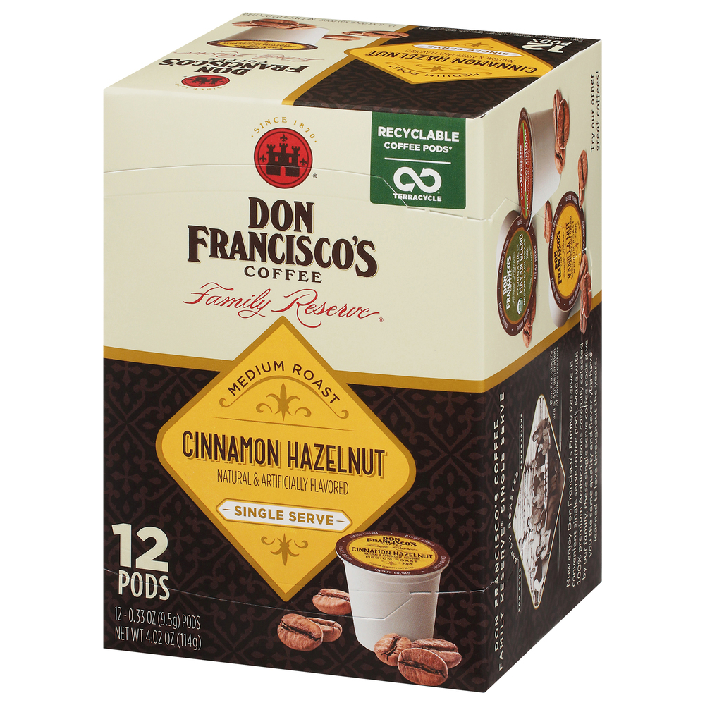 Don Francisco's Family Reserve Coffee, Medium Roast, Cinnamon