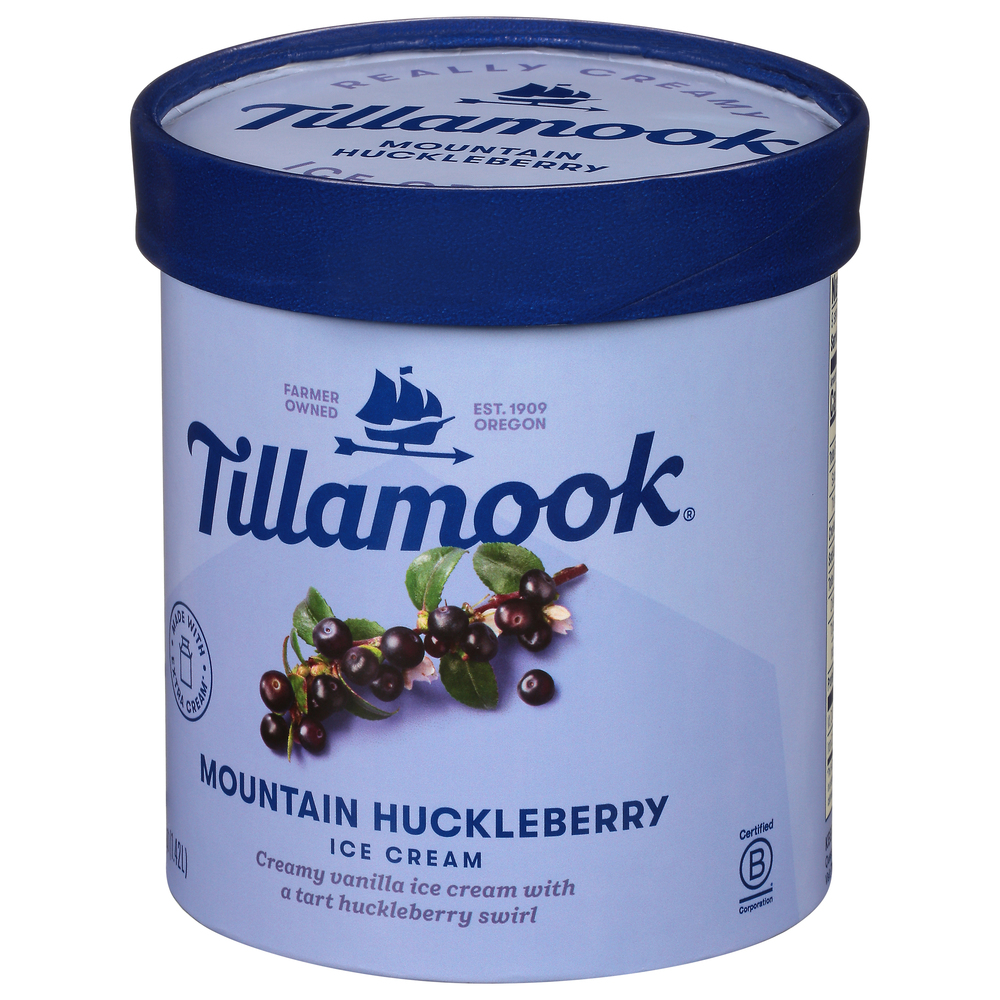 Tillamook Ice Cream, Mountain Huckleberry