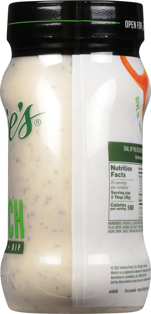 Marie's Dressing + Dip, Creamy Ranch