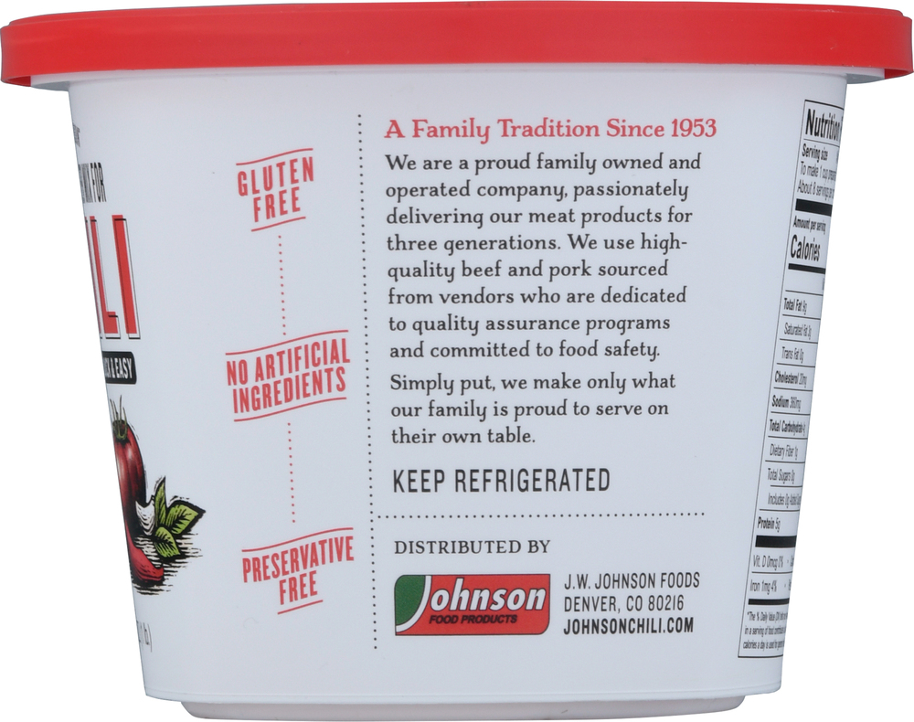 J.W. Johnson Artisan Starter Mix for Chili, Mild & Tasty