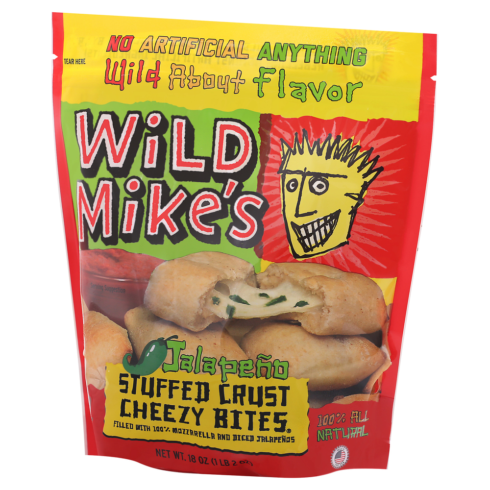 Wild Mike's Cheezy Bites, Stuffed Crust, Jalapeno