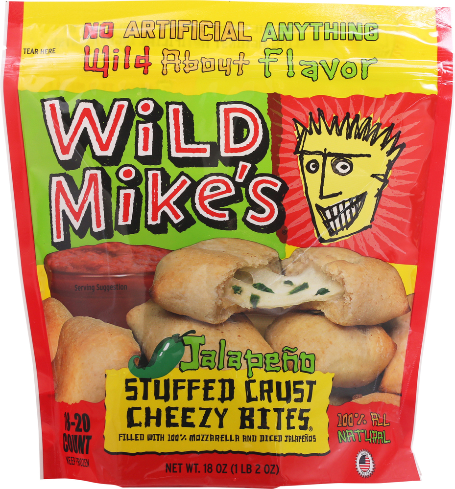 Wild Mike's Cheezy Bites, Stuffed Crust, Jalapeno
