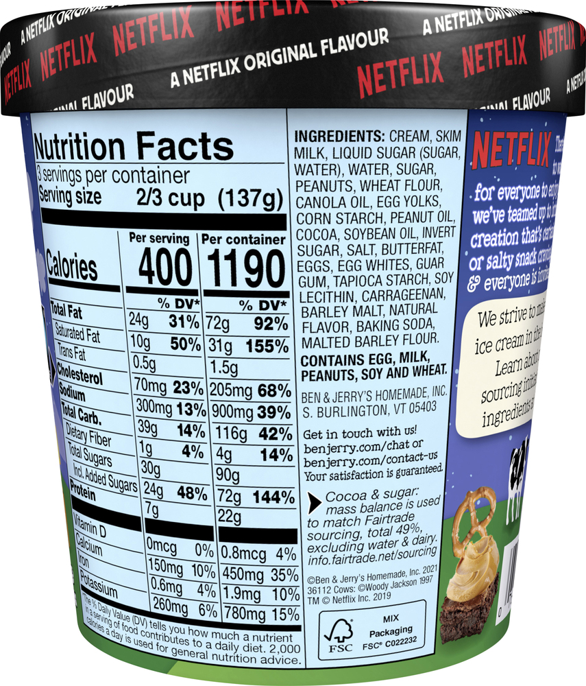 Ben & Jerry's Ice Cream, Netflix & Chill'd