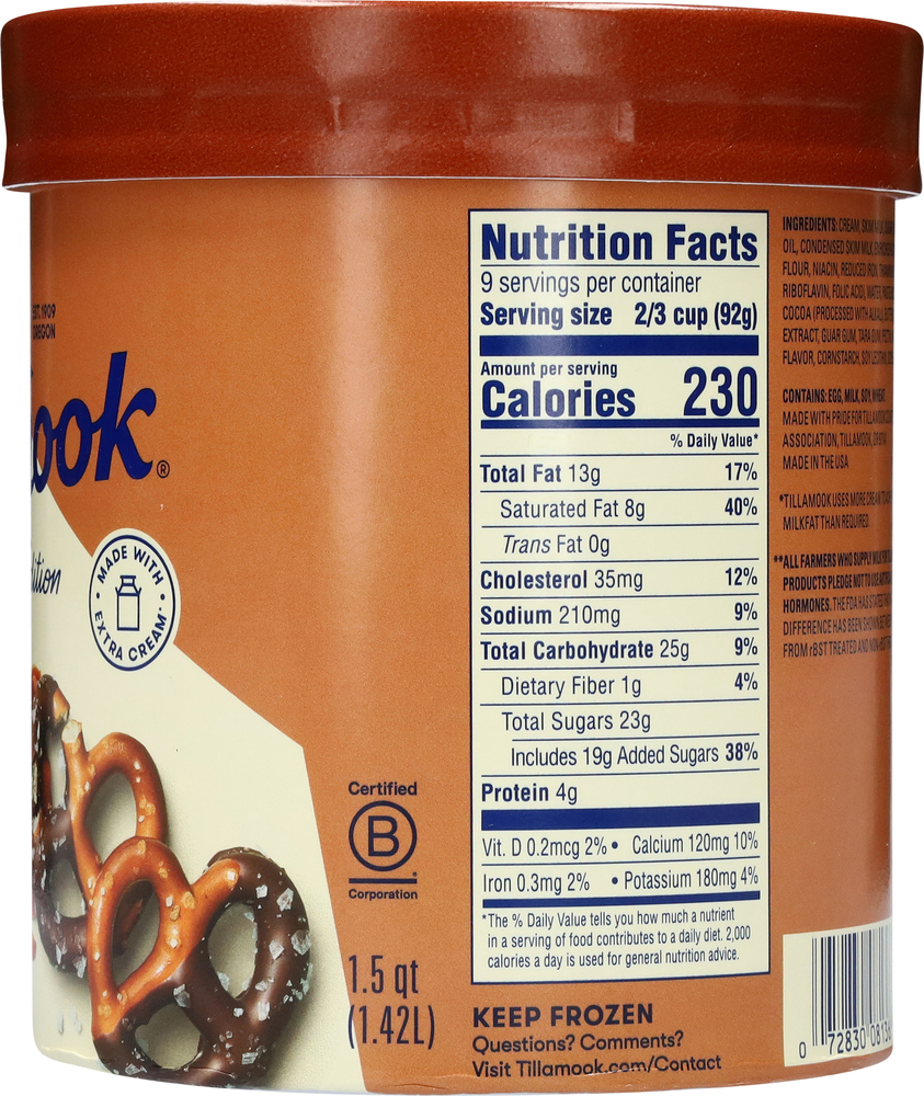 Tillamook Salty Caramel Pretzel Ice Cream