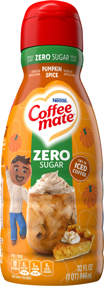 Coffee-Mate Zero Sugar Non-Dairy Pumpkin Spice Creamer