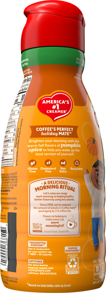 Coffee-Mate Zero Sugar Non-Dairy Pumpkin Spice Creamer