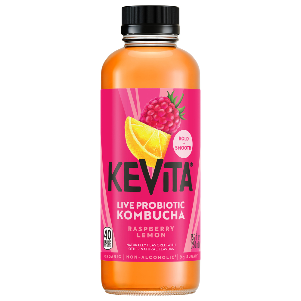 KeVita Live Probiotic Raspberry Lemon Kombucha
