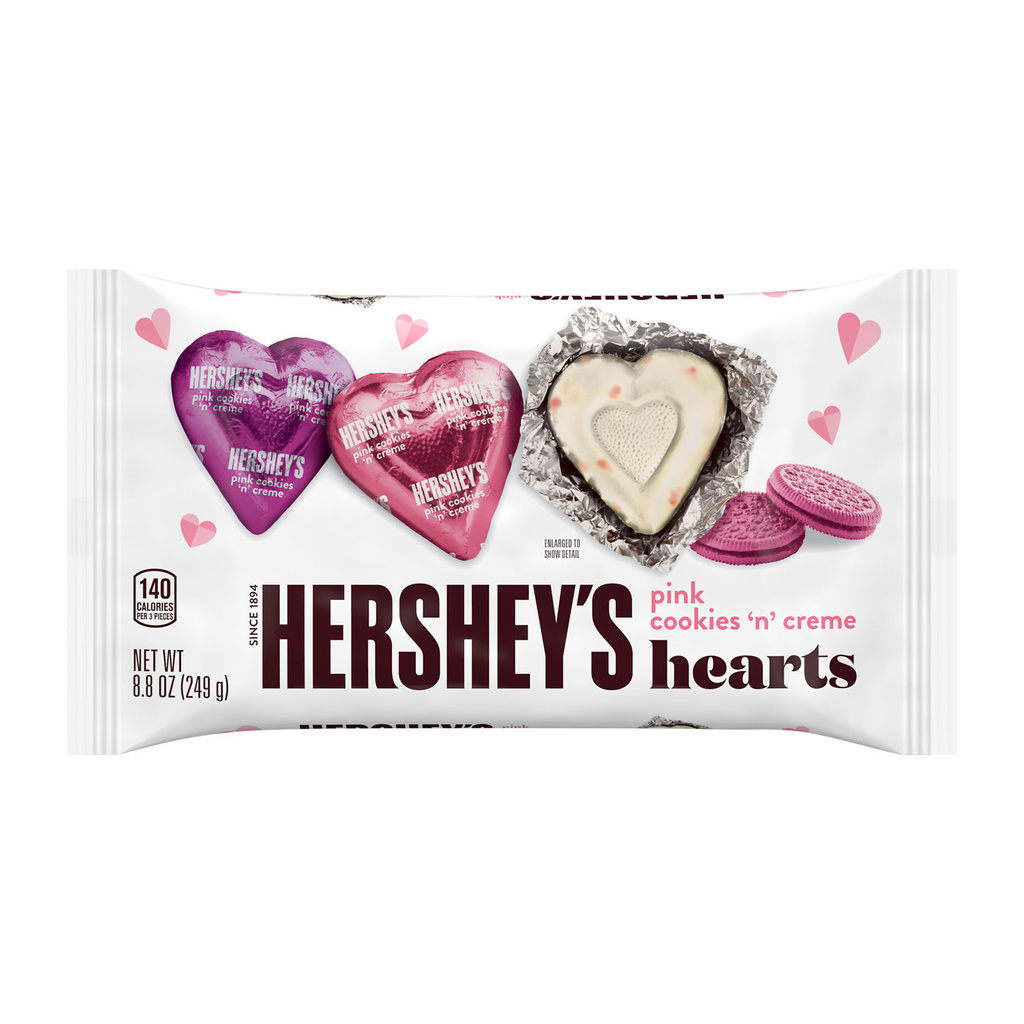 Hershey's Pink Cookies 'n' Creme Hearts