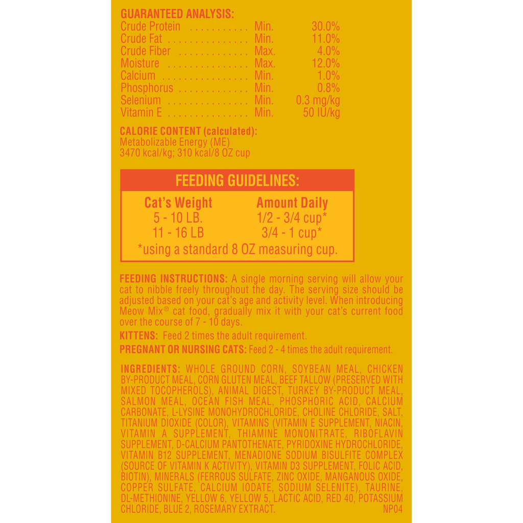 Meow Mix Complete Original Choice Cat Food