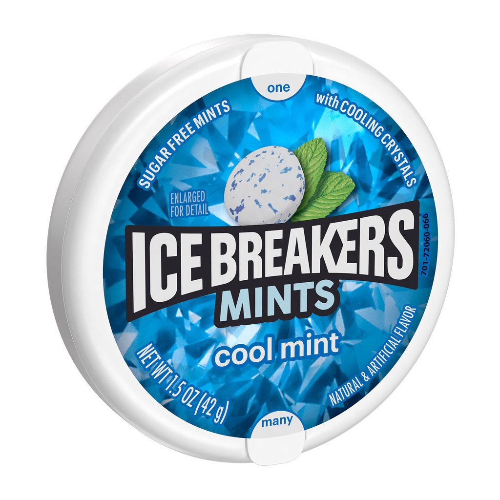 Cool☆Mint Ice Breakers Sugar Free Cool Mint Mints with Cooling Crystals