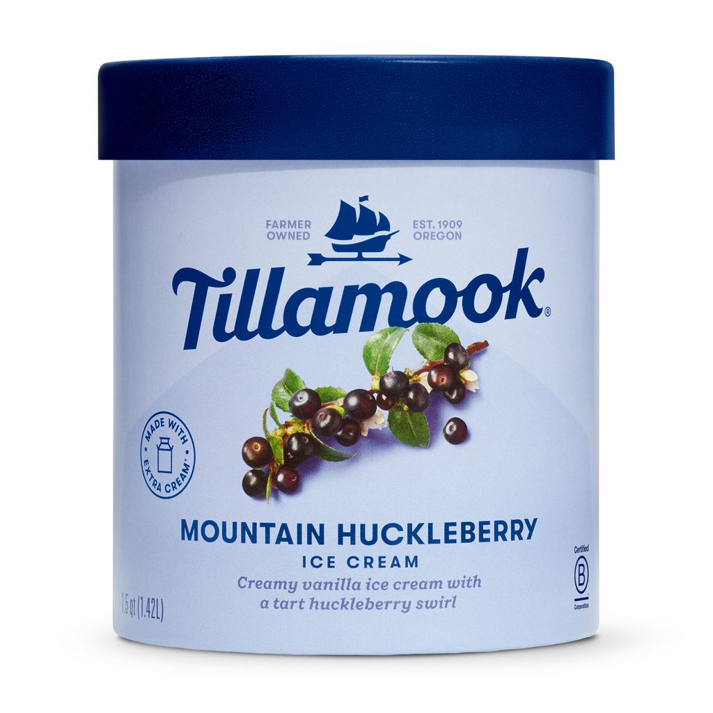 Tillamook Ice Cream, Mountain Huckleberry