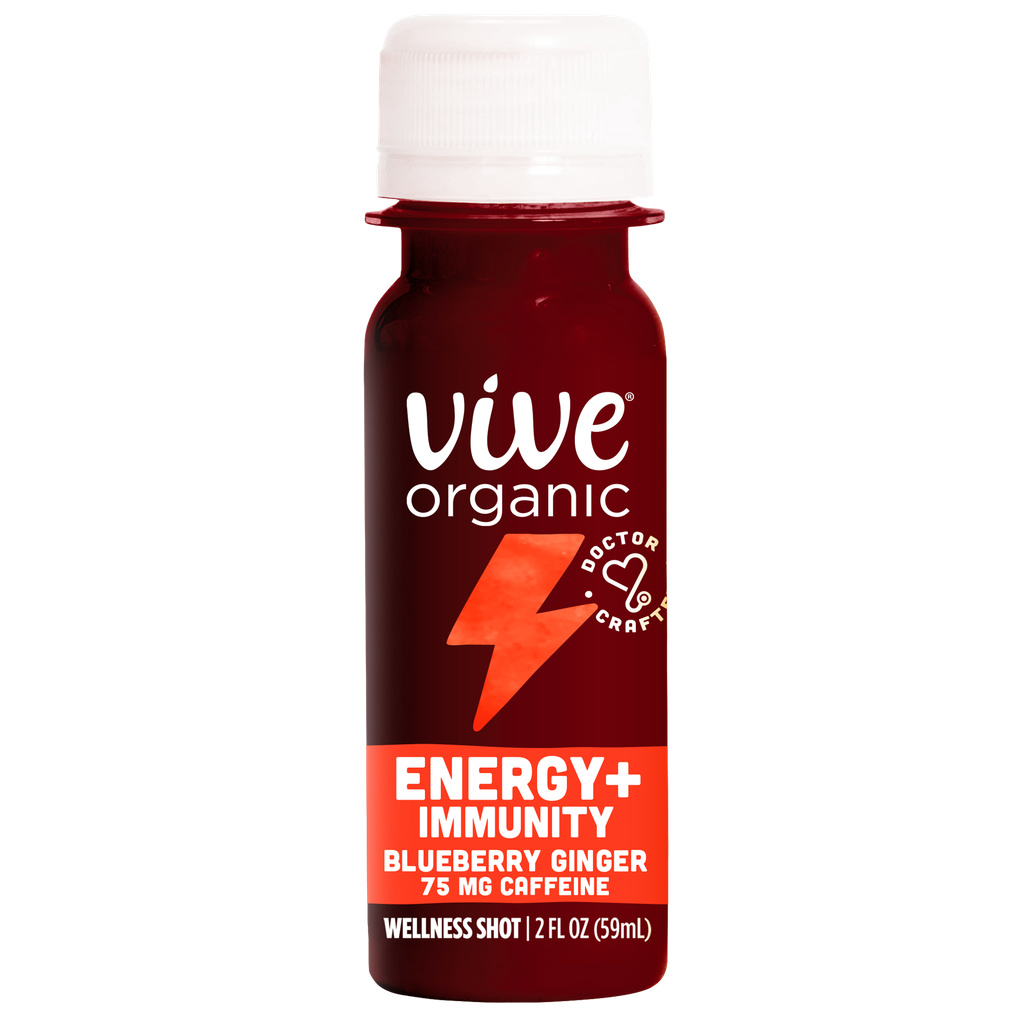 Vive Organic Energy + Immunity Blueberry Ginger Wellness Shot