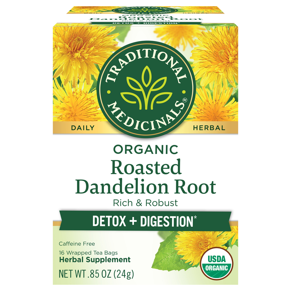 Traditional Medicinals Caffeine Free Organic Roasted Dandelion