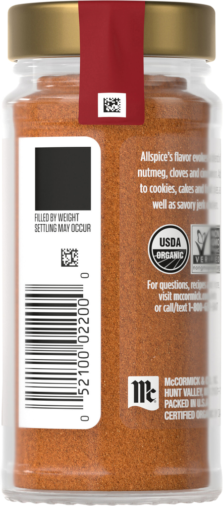 McCormick Gourmet Gourmet Organic Ground Allspice