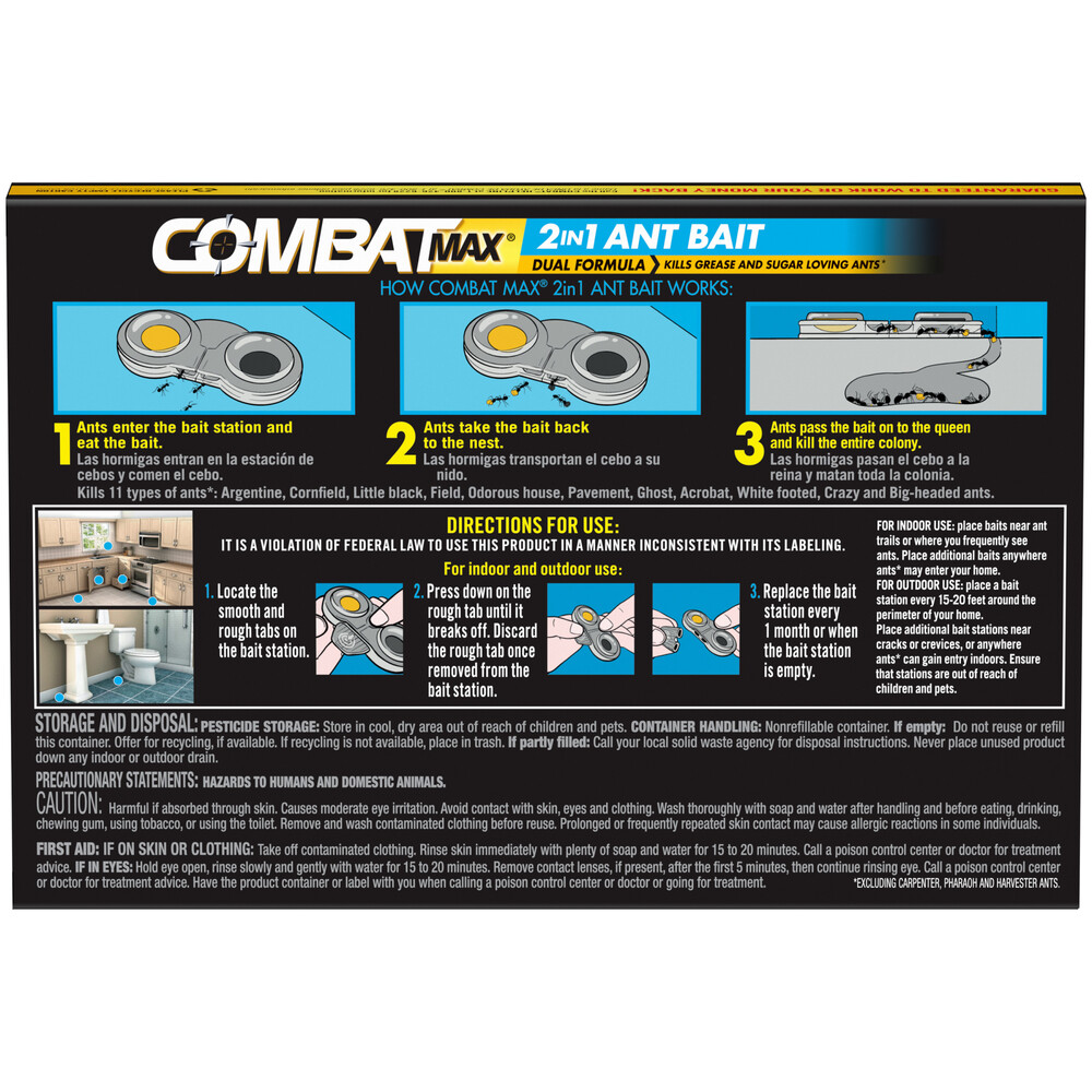 Combat Max 2 in 1 Ant Bait