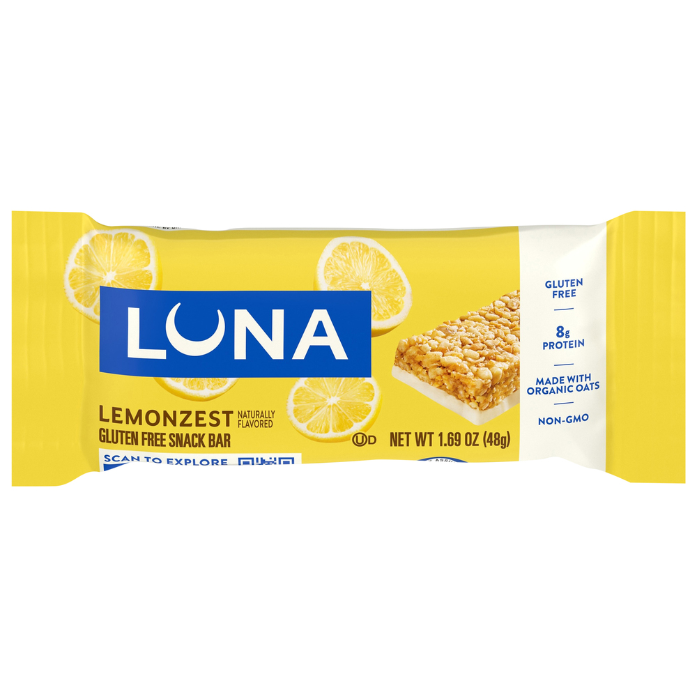 Luna Gluten Free Lemonzest Snack Bar