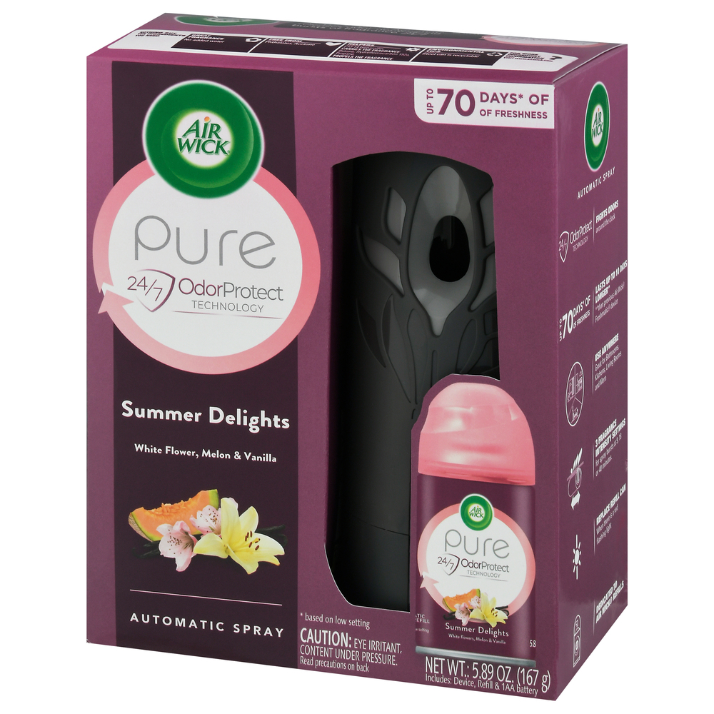 air wick anti tobacco spray Air Wick Pure Automatic Spray, Summer Delights