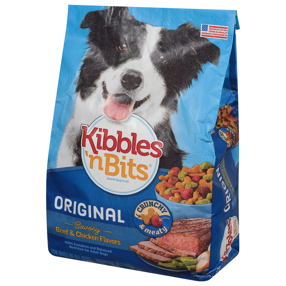 Kibbles 'n Bits Dog Food, Savory Beef & Chicken Flavors, Original
