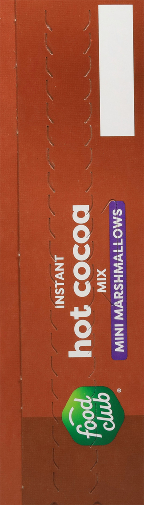 Food Club Hot Cocoa Mix, Instant, Rich Milk Chocolate Flavor, Mini