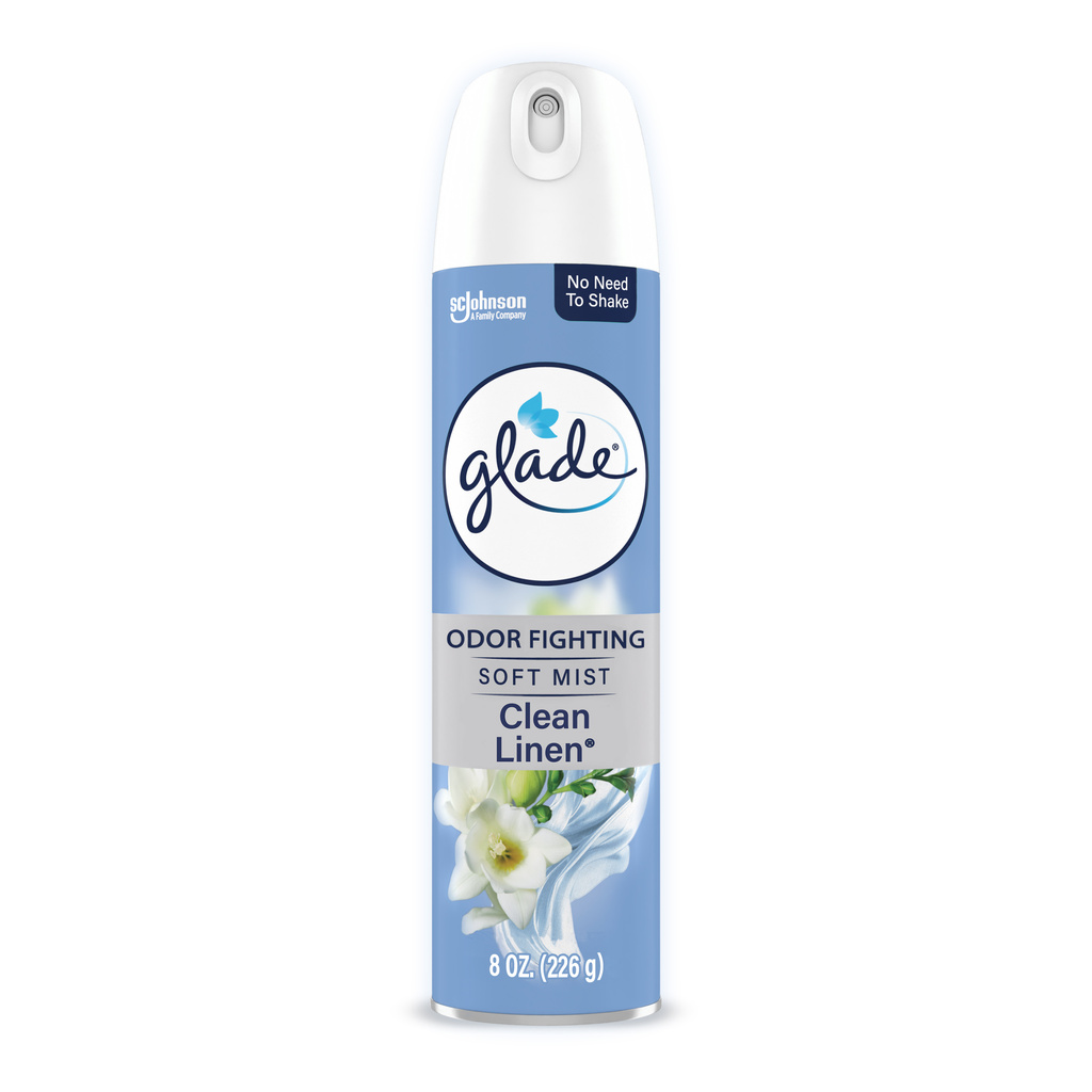 Glade Air Freshener, Odor Fighting, Soft Mist, Clean Linen