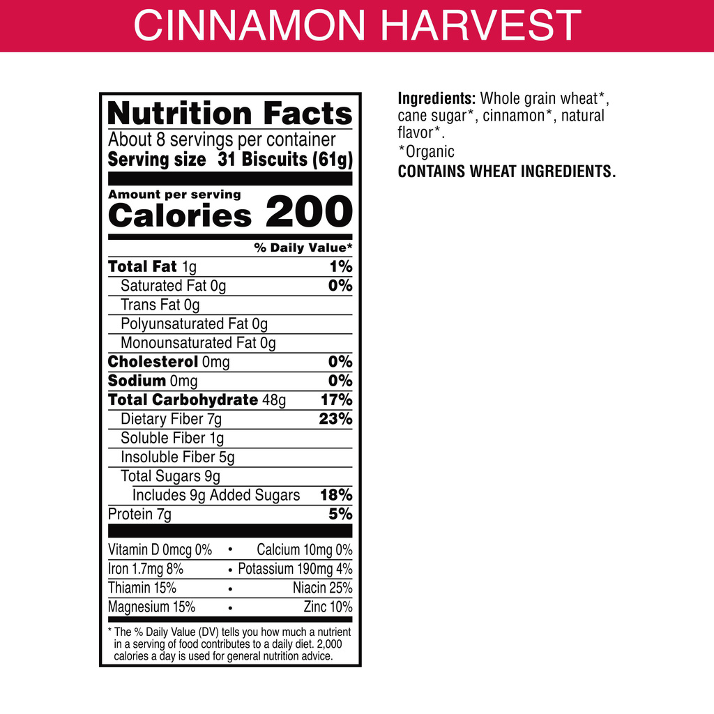 Kashi Organic Cinnamon Harvest Cereal