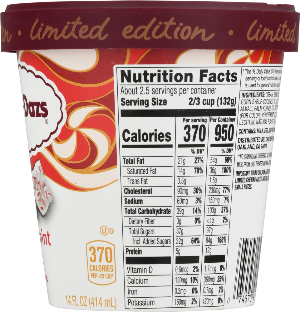 Haagen-Dazs Ice Cream, Peppermint Bark