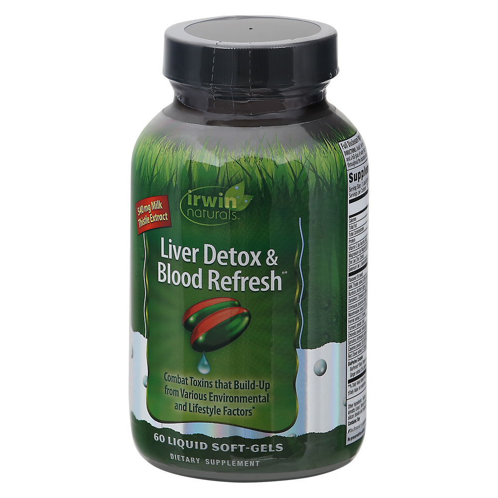 Irwin Naturals Liver Detox & Blood Refresh, Soft-Gels