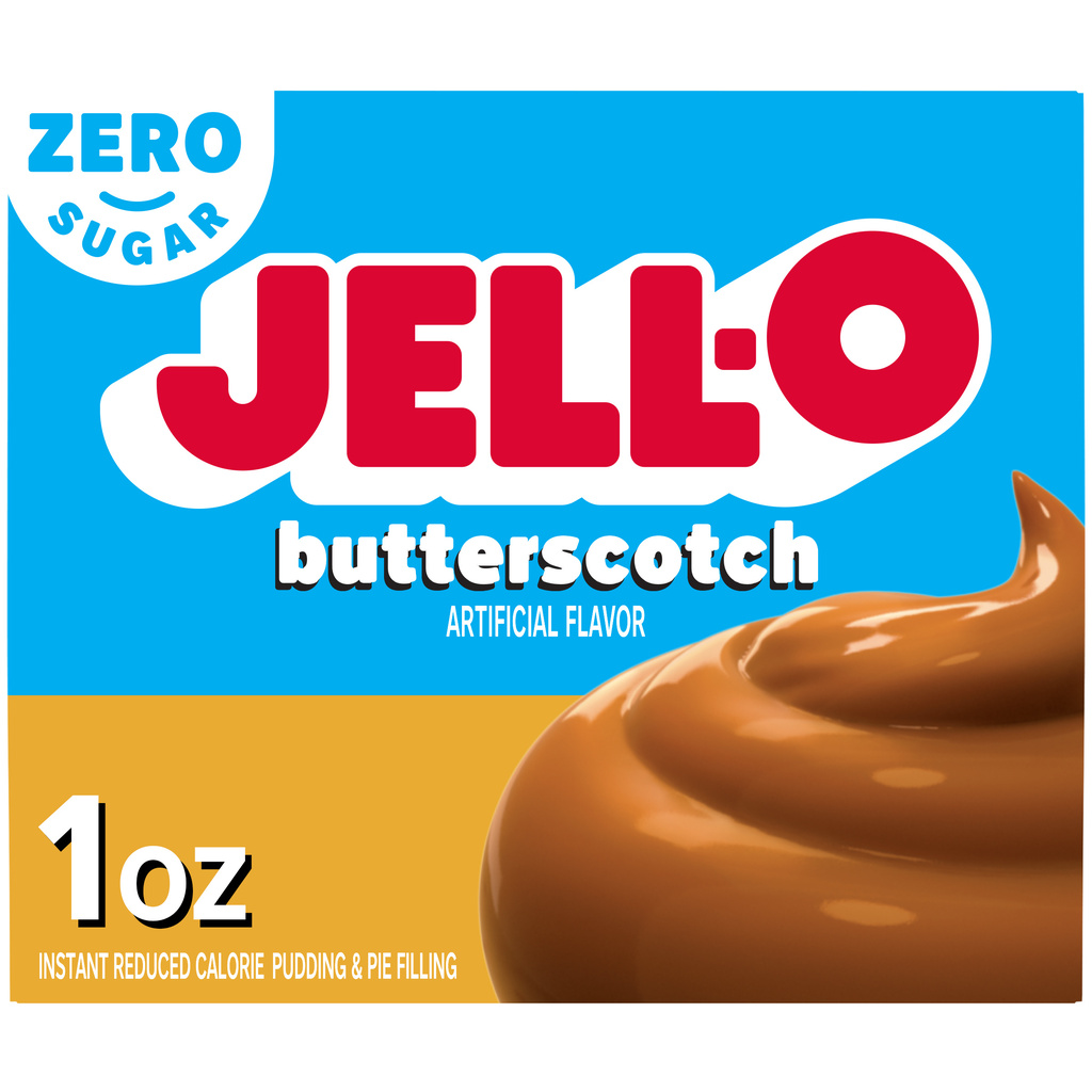 Jell-O Zero Sugar Reduced Calorie Instant Butterscotch Pudding