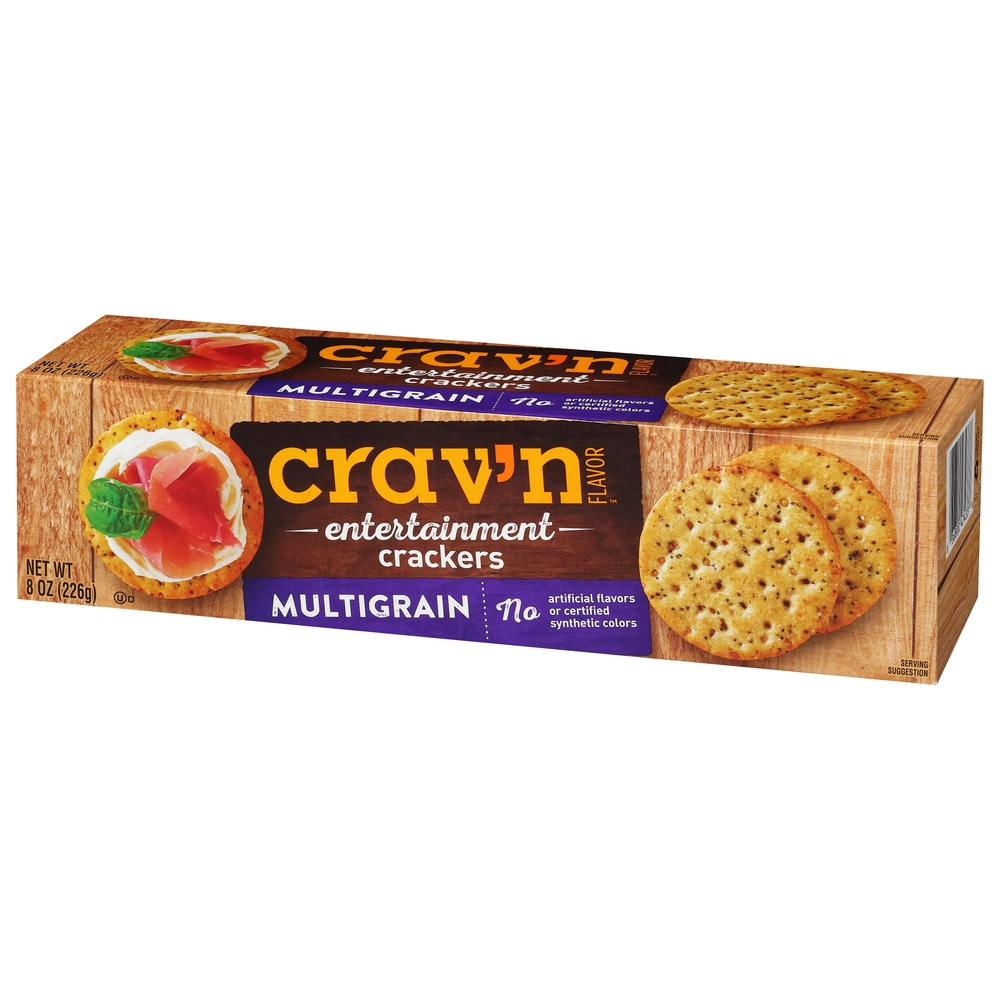 【crawaflutx出品】 Crav'n Flavor Crackers, Multigrain, Entertainment