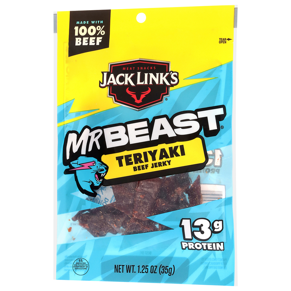 Jack Link's Mr Beast Teriyaki Beef Jerky