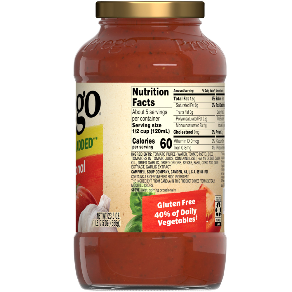 Sugar free spaghetti sauce discount