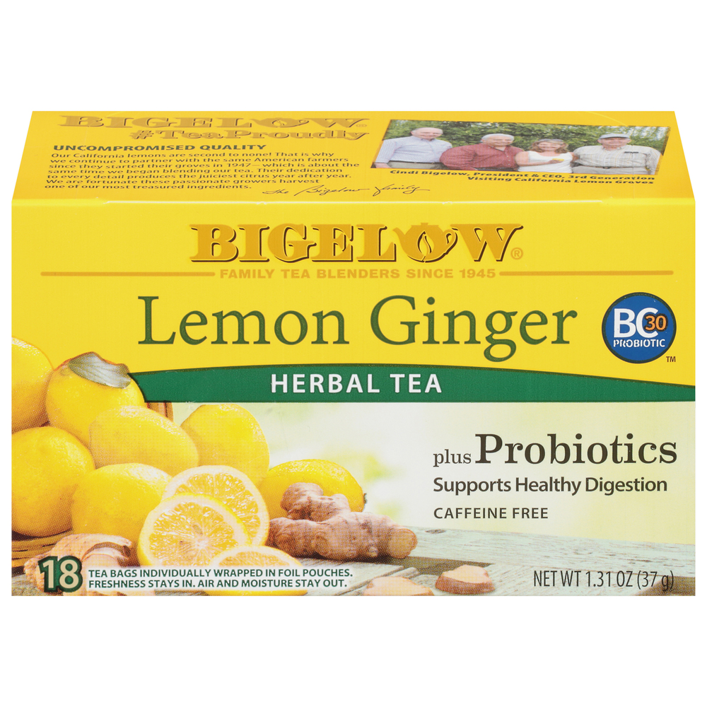 Bigelow Lemon Ginger Tea Bags Bigelow Lemon Ginger Tea Bags