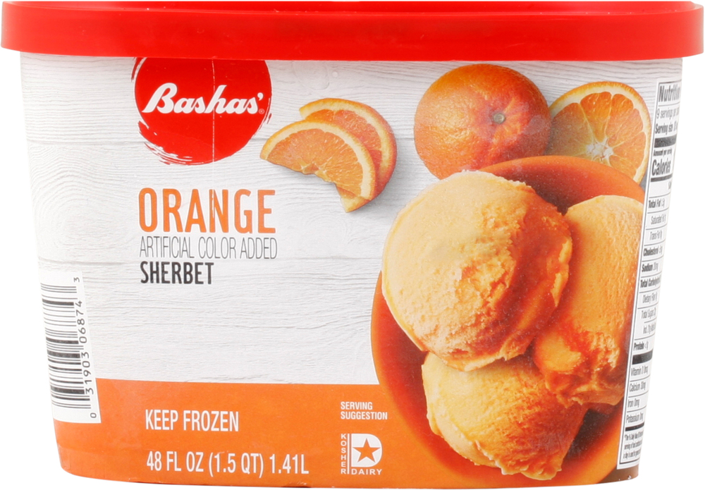 Bashas' Sherbet, Orange