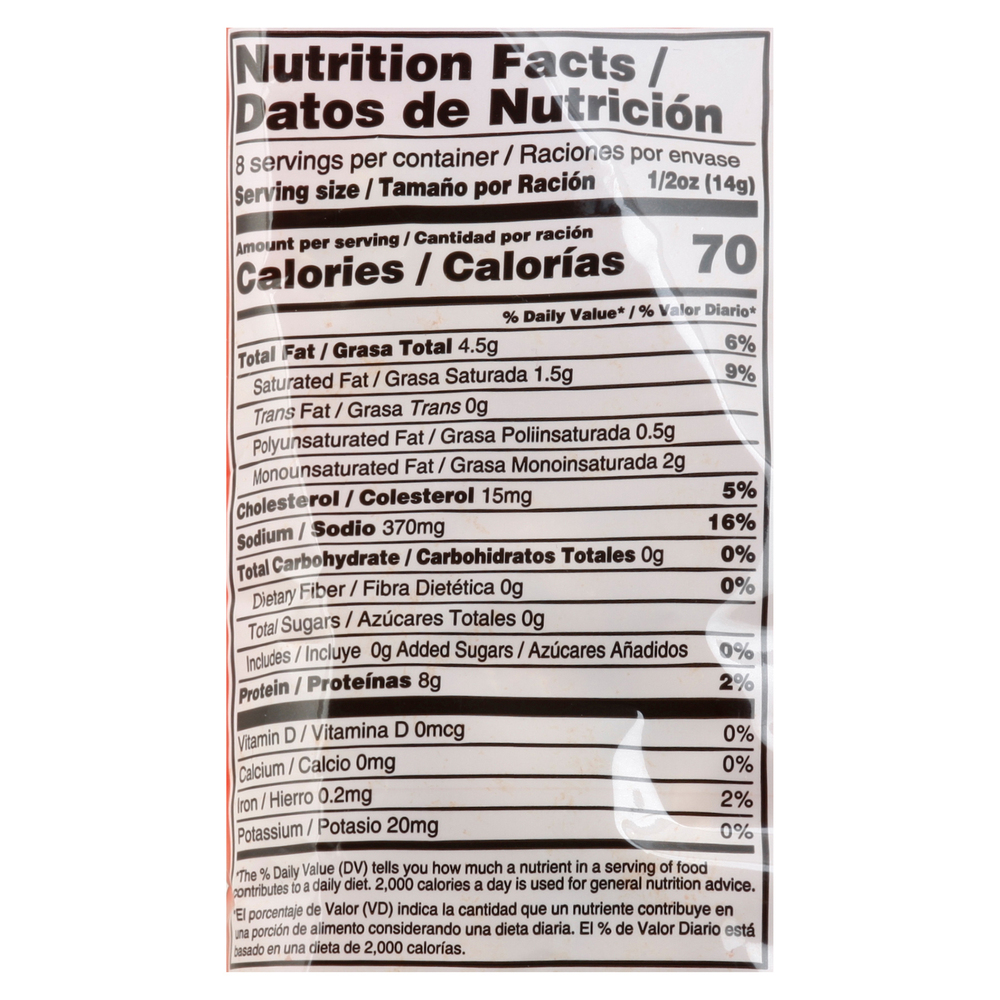 Food City Chicharrones Hot 'n Spicy Pork Rinds-Nutrition-Facts