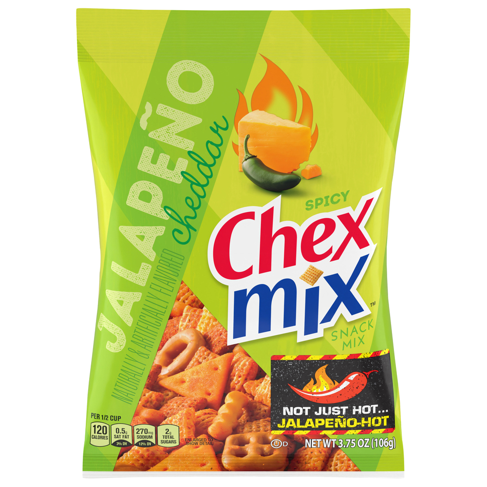 Chex Mix Snack Mix, Jalapeno Cheddar, Spicy