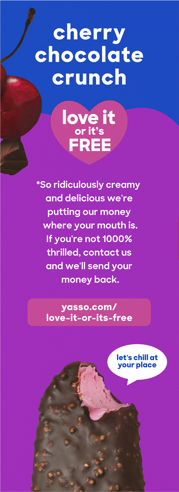 Yasso Greek Chocolate Crunch Cherry Yogurt Bars